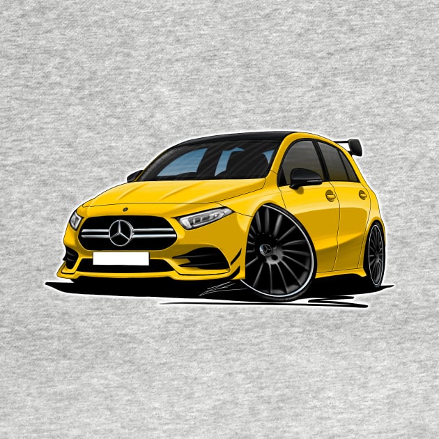 Mercedes A35 AMG Yellow by y30man5